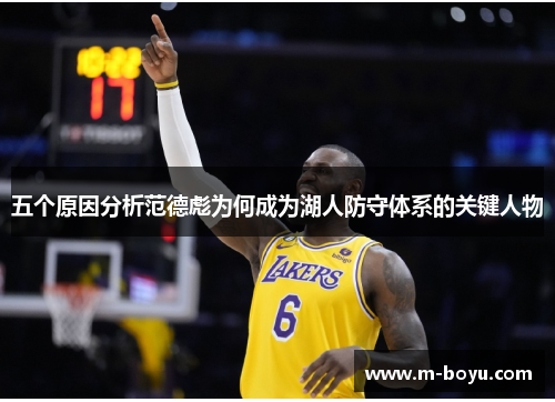 五个原因分析范德彪为何成为湖人防守体系的关键人物